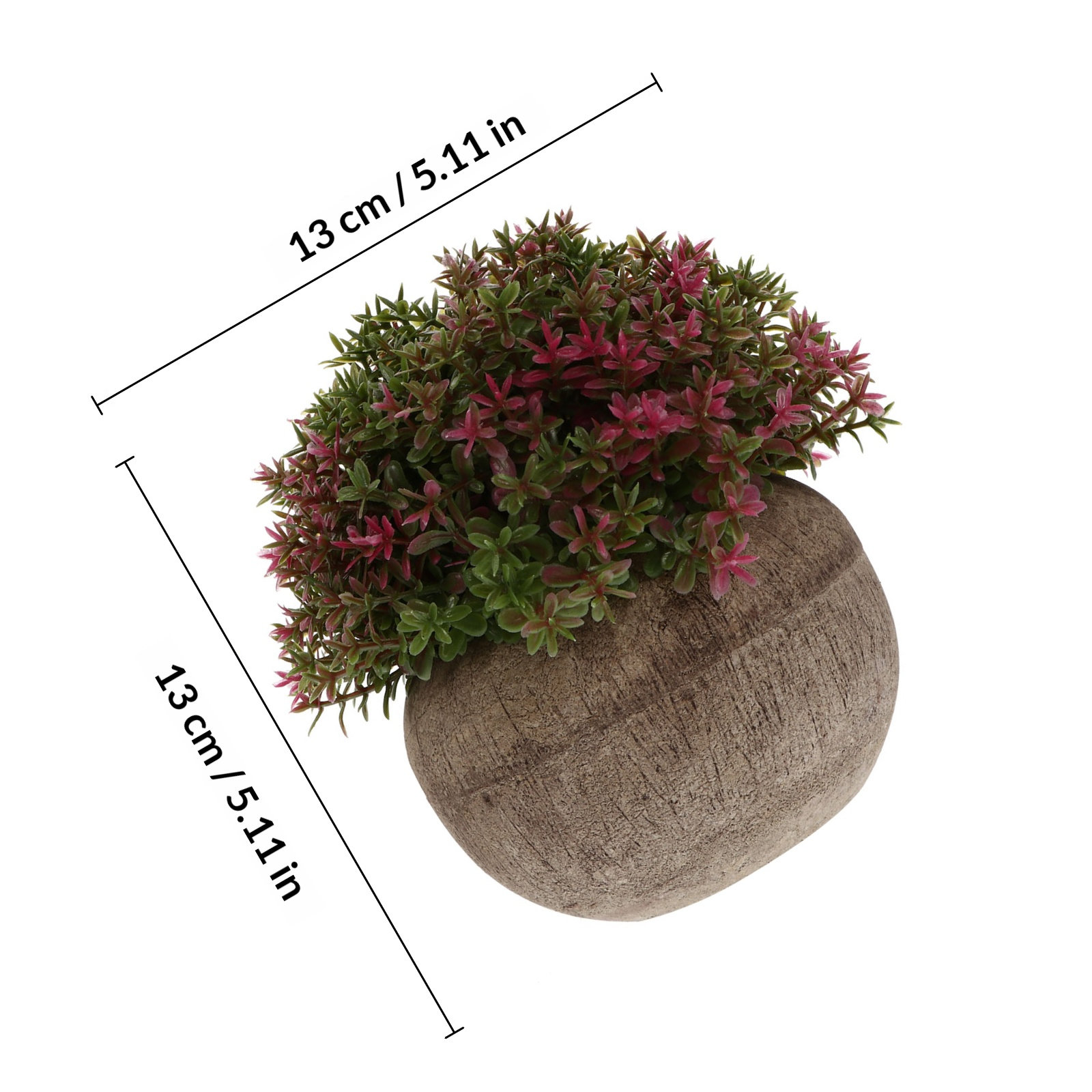 デスクトップ用プラスチック盆栽人工植物、リアルなフェイク鉢植 - Bonsai Garden For Desk のレビューと価格